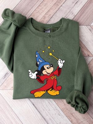 Vintages Mickey Mouse Wizard The Walt Disney Studios Wizard Mickey Mouse Disney Shirt Sorcerer Mickey Fantasia T Shirt revetee 2