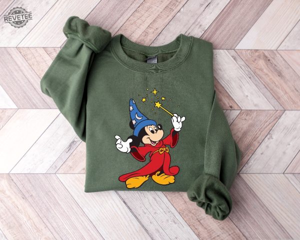Vintages Mickey Mouse Wizard The Walt Disney Studios Wizard Mickey Mouse Disney Shirt Sorcerer Mickey Fantasia T Shirt revetee 2