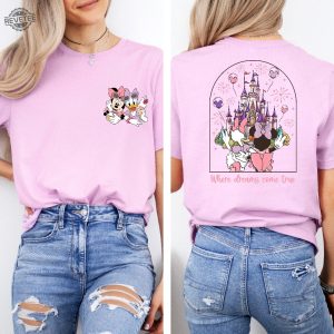 Disney Magic Kingdom Minnie Daisy Summer Shirt Where Dreams Come True Disney Besties Shirt Disney Summer Shirt Unique revetee 2