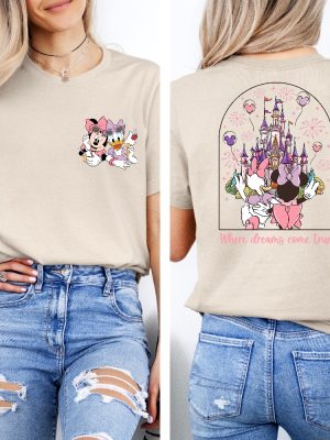 Disney Magic Kingdom Minnie Daisy Summer Shirt Where Dreams Come True Disney Besties Shirt Disney Summer Shirt Unique revetee 3