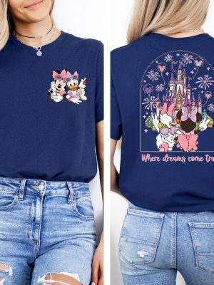 Disney Magic Kingdom Minnie Daisy Summer Shirt Where Dreams Come True Disney Besties Shirt Disney Summer Shirt Unique revetee 4