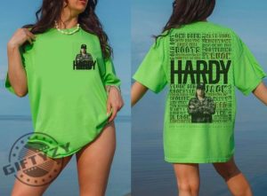 Country Music Song Title Hardy Shirt giftyzy 5