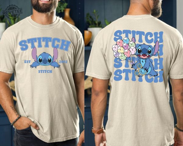 Disney Stitch Est 2002 Shirt Stitch T Shirt Cute Stitch Tee Disney Trip Shirt Stitch Snacks Shirt Stitch Disneyland Shirt Unique revetee 2