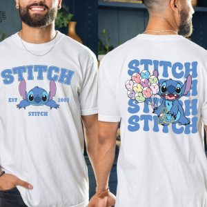 Disney Stitch Est 2002 Shirt Stitch T Shirt Cute Stitch Tee Disney Trip Shirt Stitch Snacks Shirt Stitch Disneyland Shirt Unique revetee 3
