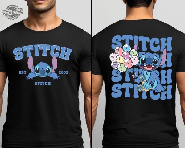 Disney Stitch Est 2002 Shirt Stitch T Shirt Cute Stitch Tee Disney Trip Shirt Stitch Snacks Shirt Stitch Disneyland Shirt Unique revetee 4