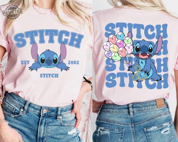 Disney Stitch Est 2002 Shirt Stitch T Shirt Cute Stitch Tee Disney Trip Shirt Stitch Snacks Shirt Stitch Disneyland Shirt Unique revetee 5