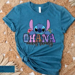 Ohana Shirt Stitch Ohana Shirt Disney Shirt Lilo And Stitch Shirt Ohana Means Family Shirt Disneyworld Tee Unique revetee 6