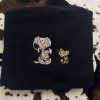 Spooky Halloween Custom Embroidery Mummy Adorable Middle Placement Sweatshirt Hoodie Unique revetee 1