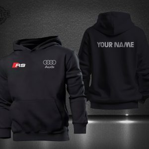 Personalized Rs Audi Printed Hoodie Polo Shirt T Shirt Zip Hoodie Bomber Jacket Gift For Lovers Audi Gift For Him Gift Birthday Unique revetee 2