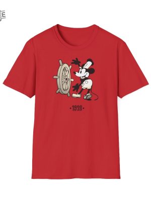 Steamboat Mickey Disney 1928 T Shirt Cute Disney Shirt Disney Fan Gift Disney Mickey Mouse Shirt Vintage Mickey Shirt Unique revetee 3