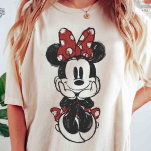Cute Disney Mickey Mouse Pose Classic Sketch Shirt Magic Kingdom Holiday Unisex T Shirt Family Birthday Gift Adult Kid Toddler Tee Unique revetee 4