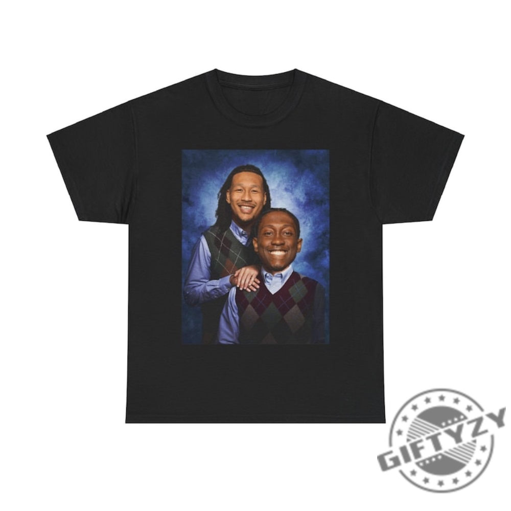 Jalen And Jaylin Williams Step Brothers Portrait Shirt giftyzy 1