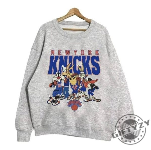 Vintage New York Basketball Shirt K.Nicks Sweatshirt Basketball Hoodie Basketball Shirt giftyzy 1
