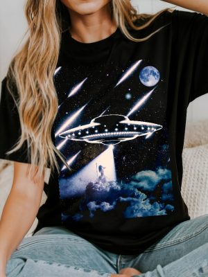 Down Bad Alien Unisex Jersey Ts Ttpd Down Bad Ufo Taylor Swift Ttpd Eras Tour Merch Taylor T Shirt Unique revetee 4