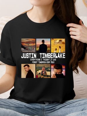 2024 Justin Timberlake Tour Shirt Forget Tomorrow World Tour Hoodie Justin Timberlake Concert Group Shirt Unique revetee 2