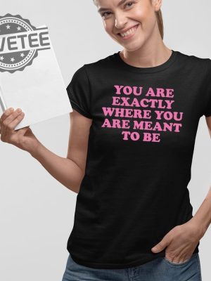 You Are Exactly Where You Are Meant To Be T Shirt You Are Exactly Where You Are Meant To Be Hoodie revetee 2