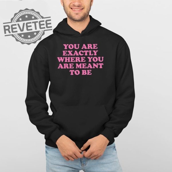 You Are Exactly Where You Are Meant To Be T Shirt You Are Exactly Where You Are Meant To Be Hoodie revetee 4