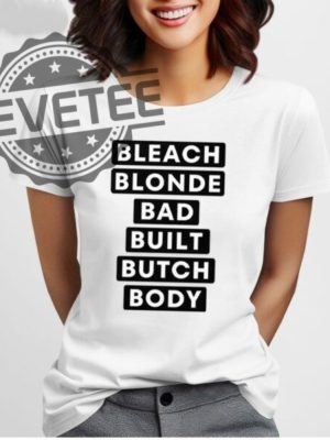 Jasmine Crockett Bleach Blonde Bad Built Butch Body T Shirt Jasmine Crockett Bleach Blonde Bad Built Butch Body Hoodie revetee 2