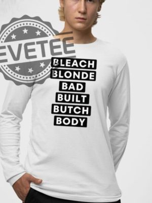 Jasmine Crockett Bleach Blonde Bad Built Butch Body T Shirt Jasmine Crockett Bleach Blonde Bad Built Butch Body Hoodie revetee 4