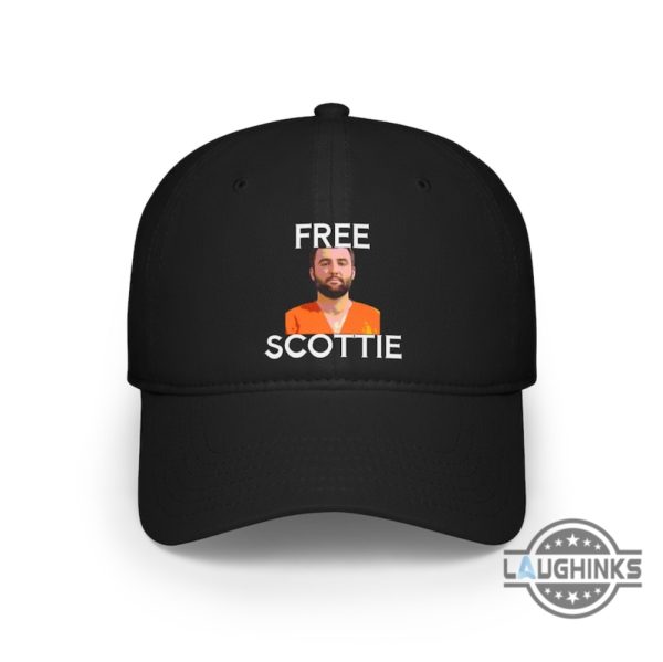 free scottie scheffler embroidered baseball cap limited edition mugshot hats arrested vintage dad hat pga championship 2024 laughinks 1