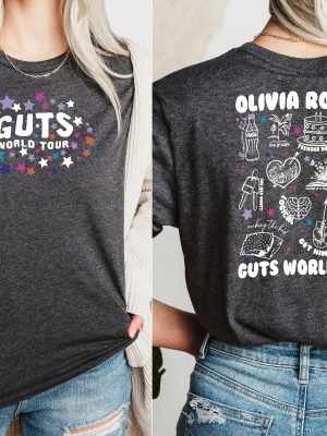 Olivia Rodrigo Guts World Tour Shirt Guts Tour 2024 Shirt Concert Shirt Olivia Rodrigo Fans Shirt Olivia Rodrigo Albums Unique revetee 2