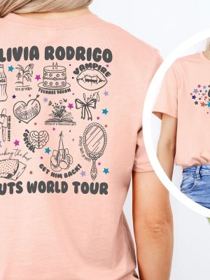 Olivia Rodrigo Guts World Tour Shirt Guts Tour 2024 Shirt Concert Shirt Olivia Rodrigo Fans Shirt Olivia Rodrigo Albums Unique revetee 4