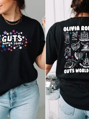 Olivia Rodrigo Guts World Tour Shirt Guts Tour 2024 Shirt Concert Shirt Olivia Rodrigo Fans Shirt Olivia Rodrigo Albums Unique revetee 5