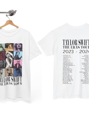 Taylor Swift Eras Tour 2 Shirt Double Sided Eras Tour Ii 2024 World Cities Ttpd T Shirt Taylor Swift Eras Tour Concert Film Unique revetee 2