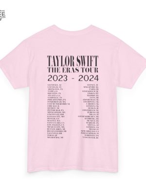 Taylor Swift Eras Tour 2 Shirt Double Sided Eras Tour Ii 2024 World Cities Ttpd T Shirt Taylor Swift Eras Tour Concert Film Unique revetee 6