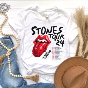 The Rolling Stones Hackney Diamonds Tour 2024 Schedule List Shirt Rolling Stones 2024 Hackney Diamonds Tour Shirt Rolling Stones Concert Nyc revetee 2