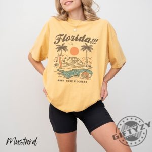 Florida Tortured Poets Taylor Florence Tropical Bury Regrets Aesthetic Swiftie Shirt giftyzy 5