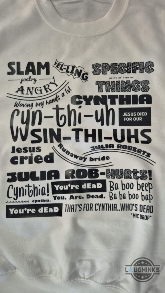 slam poetry cynthia shirt unique design