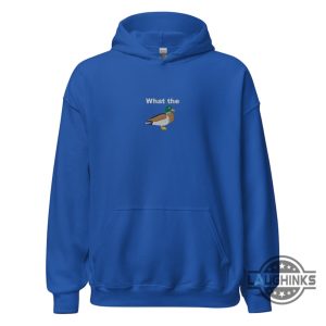 embroidered what the duck t shirt sweatshirt hoodie trendy and stylish