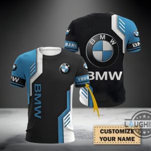 custom name bmw logo hoodie blue and black bmw motorsport all over printed t shirt sweatshirt hoodie for sale laughinks 2