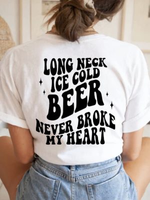 Luke Combs Beer Never Broke My Heart Shirt Country Concert Shirt Western Rodeo Tee Luke Combs Tour 2024 Merch Unique revetee 3