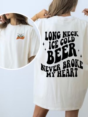 Luke Combs Beer Never Broke My Heart Shirt Country Concert Shirt Western Rodeo Tee Luke Combs Tour 2024 Merch Unique revetee 4