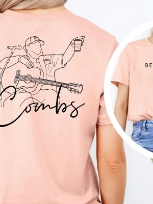 Luke Combs Beautiful Crazy Shirt Luke Combs Shirt Western Graphic Tee Country Music Shirt Western Shirt Concert Shirt Unique revetee 4