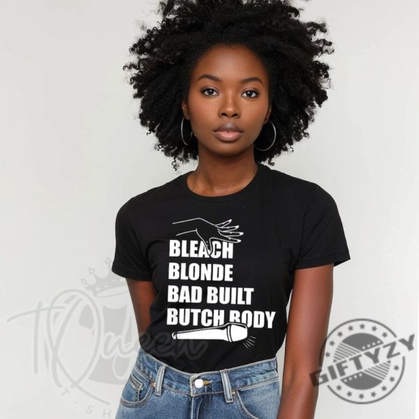 Bleach Blonde Bad Built Butch Body Shirt giftyzy 1