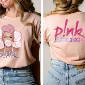 P Nk Pink Singer Summer Carnival 2024 Tour Shirt Pink Fan Lovers Shirt Trustfall Album Shirt Pink Summer Carnival 2024 Unique revetee 2