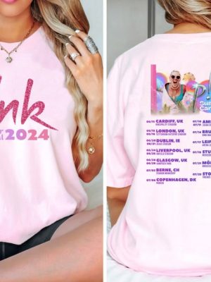 Pink Singer Summer Carnival 2024 Tour Shirt Pink Fan Lovers Shirt Music Tour 2024 Shirt Pink Summer Carnival 2024 Unique revetee 4