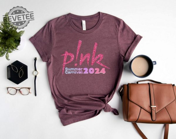 Pink Singer Summer Carnival 2024 Tour Shirt Pink Fan Lovers Shirt Music Tour 2024 Shirt Pink Summer Carnival 2024 Unique revetee 5