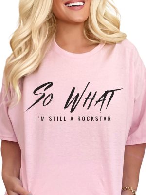 Summer Carnival 2024 Tour T Shirt Song Lyrics Tee Pink Tour Merch Gift For Fan So What Im Still A Rockstar Unique revetee 2