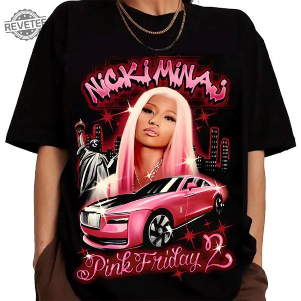 2024 Nicki Minaj Tour Shirt Nicki Minaj Pink Friday 2 Concert Shirt Nicki Minaj Fan Gift Nicki Minaj Merch Rapper Nicki Minaj Shirt Unique revetee 1