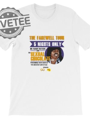 Randy Watson Farewell Tour Unisex T Shirt Randy Watson World Tour Shirt revetee 2