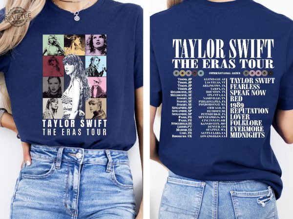 Eras Tour Shirt Eras Tour Concert Shirt Eras Tour Movie Shirt Taylor Swift Merch Concert Shirt Custom Eras Tour Shirt revetee 6