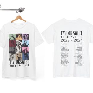 Taylor Swift Eras Tour 2 Shirt Double Sided Eras Tour Ii 2024 World Cities Ttpd T Shirt Swiftie Gift Merch Comfy Tee revetee 3