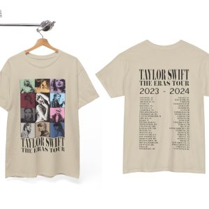 Taylor Swift Eras Tour 2 Shirt Double Sided Eras Tour Ii 2024 World Cities Ttpd T Shirt Swiftie Gift Merch Comfy Tee revetee 8