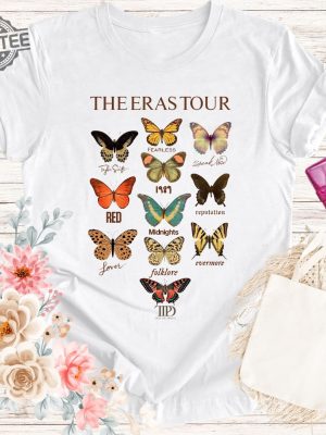 Butterfly The Eras Tour Shirt Ts New Album My First Concert Ts Music History Tee Custom Eras Tour Shirt revetee 2