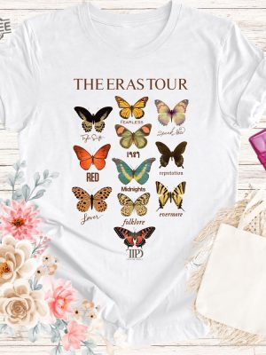 Butterfly The Eras Tour Shirt Ts New Album My First Concert Ts Music History Tee Custom Eras Tour Shirt revetee 7