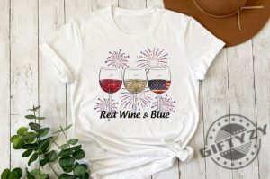 Red Wine And Blue 4Th Of July Gift giftyzy 2